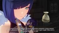 Yelan explains the case (Image via HoYoverse)